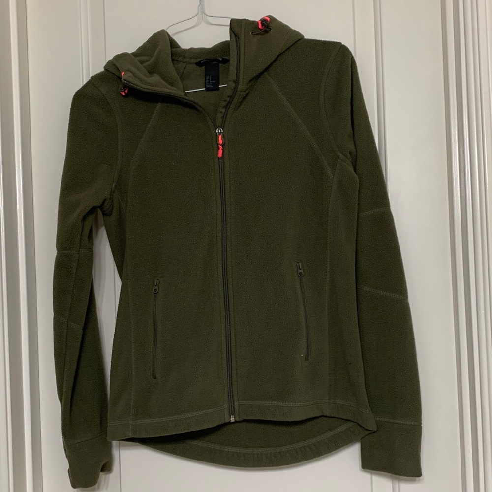 Dark green zip up